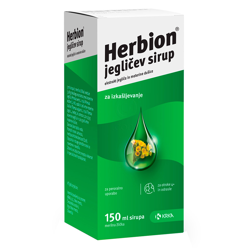 Herbion Krka, jegličev sirup (150 ml)