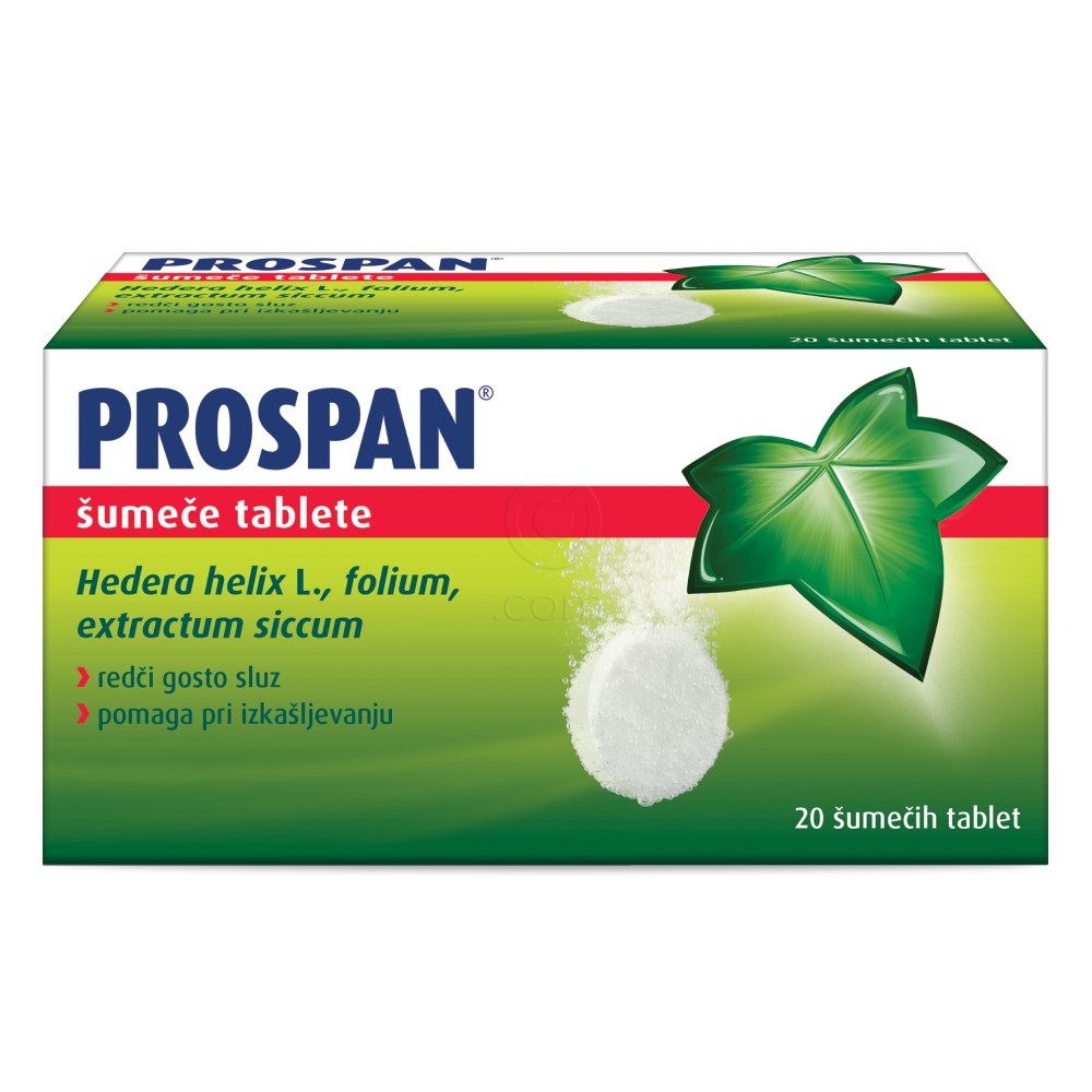Prospan, 20 šumečih tablet”