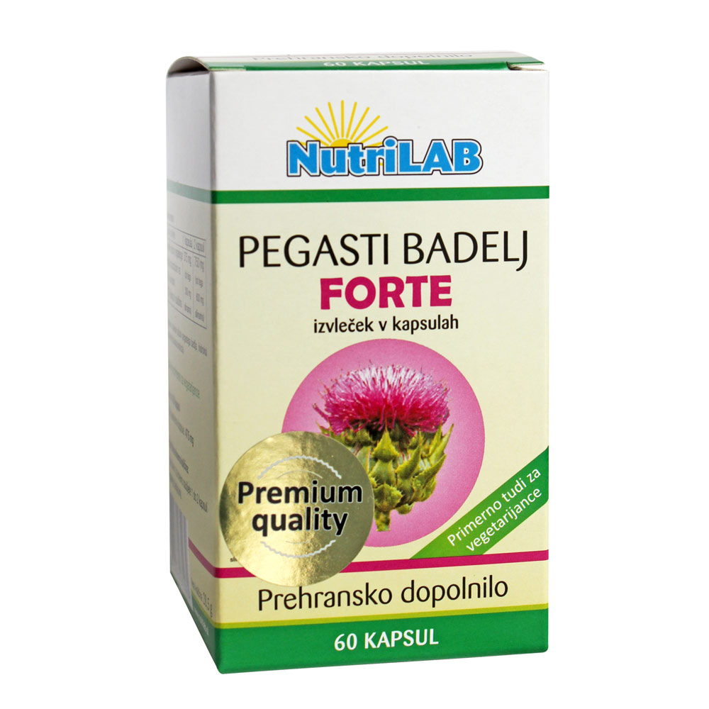 Nutrilab Pegasti badelj Forte, kapsule (60 kapsul)