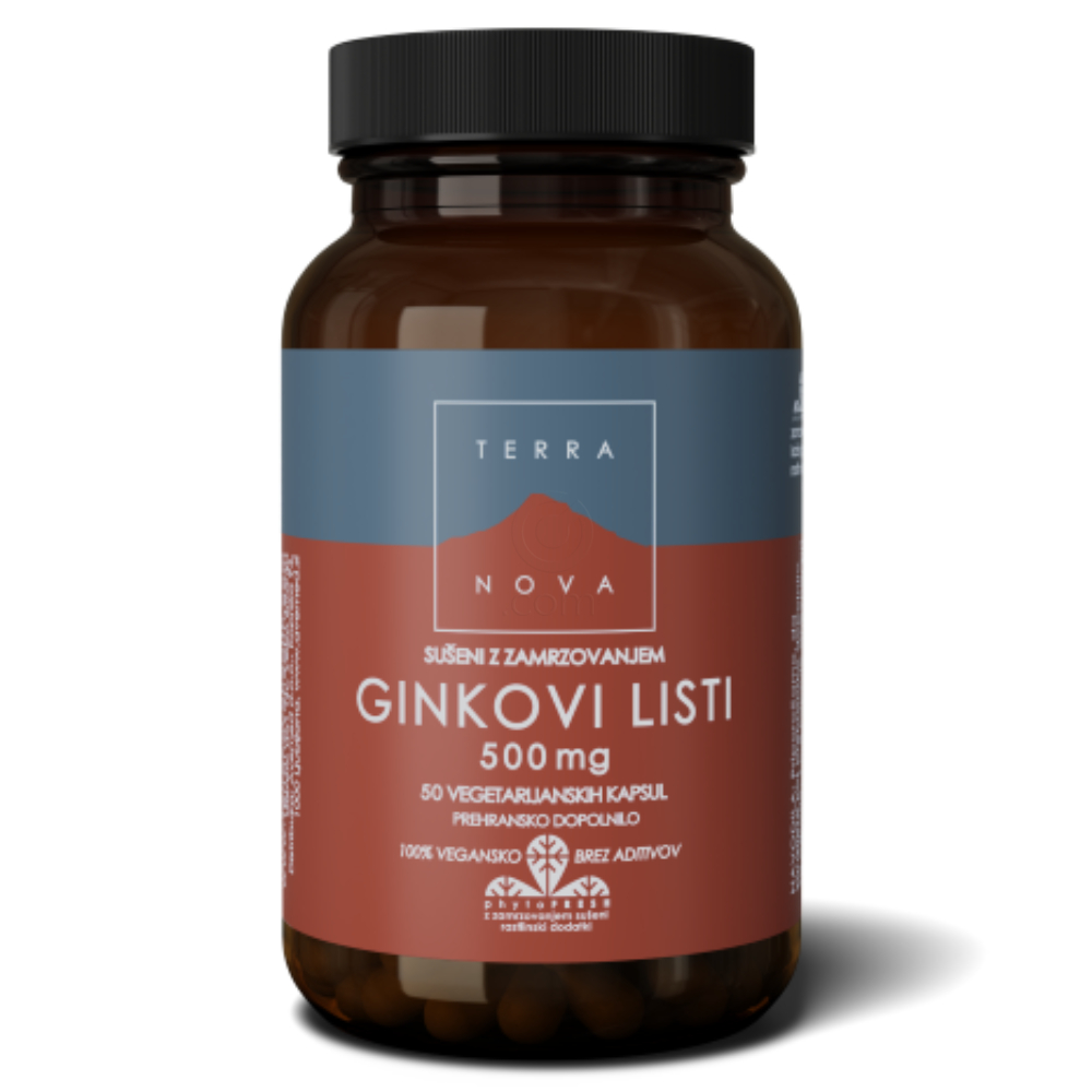 Terranova Ginkovi listi, kapsule (50 kapsul)