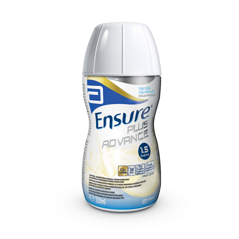Ensure Plus Advance, vanilija - 4 x 220 ml