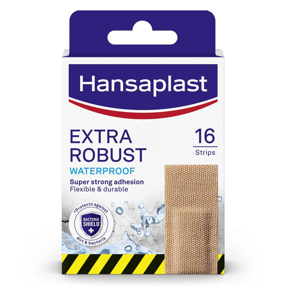 Hansaplast Extra Robust, vodoodporni obliži (16 obližev)