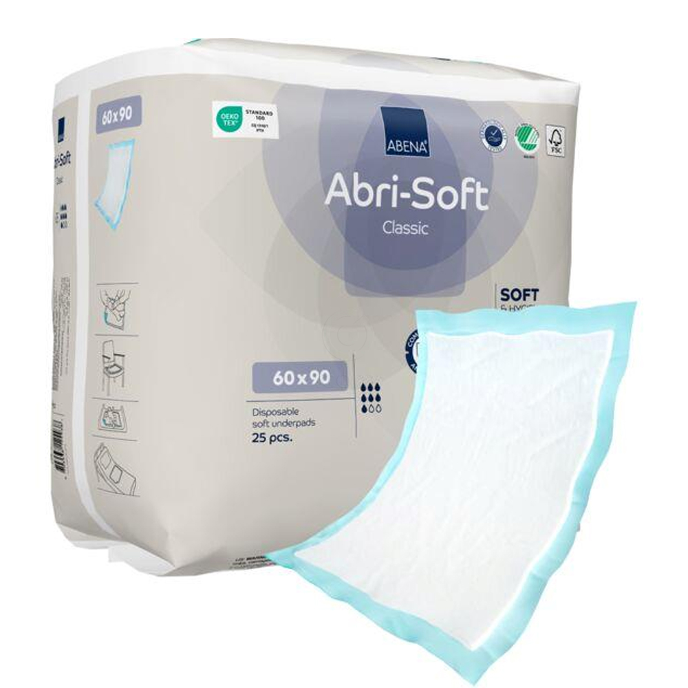 Abri Soft Classic vpojna podloga - 60 x 90 cm (25 podlog)