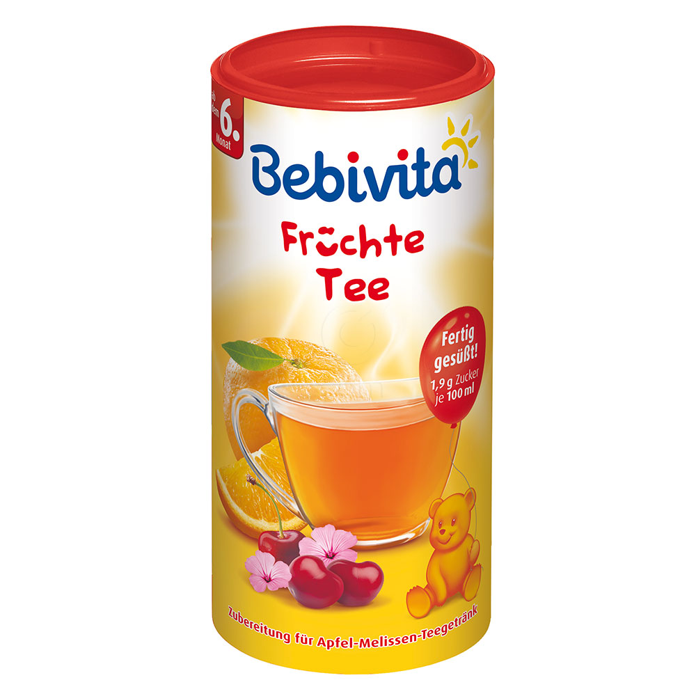 Bebivita instant sadni čaj - okus pomaranča/češnja (200 g)
