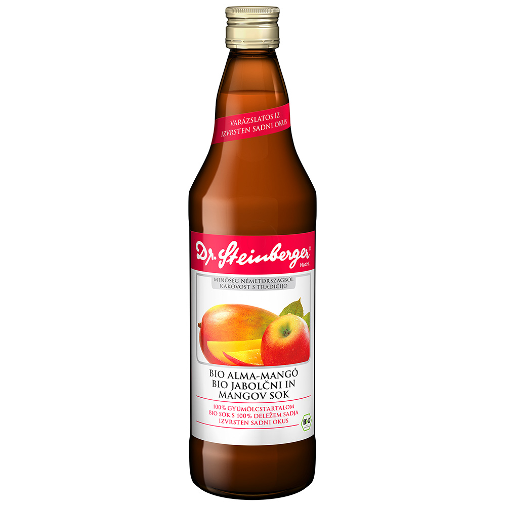 Jabolčni in mango sok