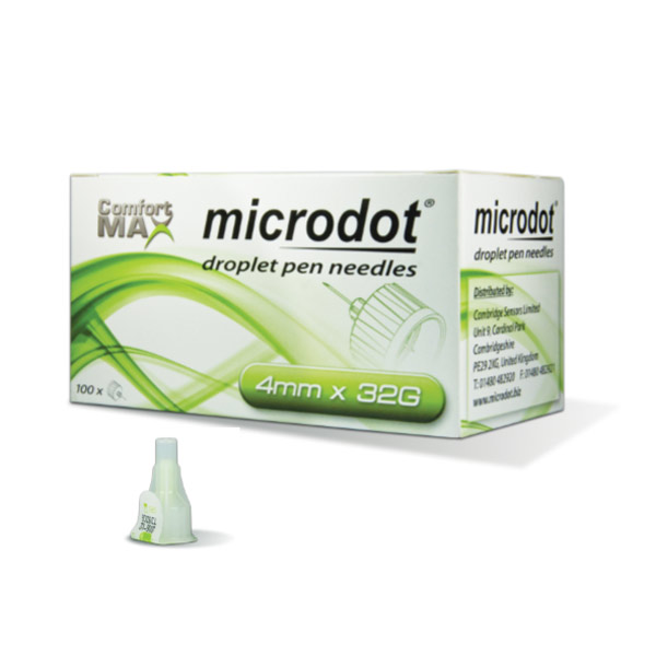 Microdot, igla za inzulinska peresa 4 mm (100 igel)