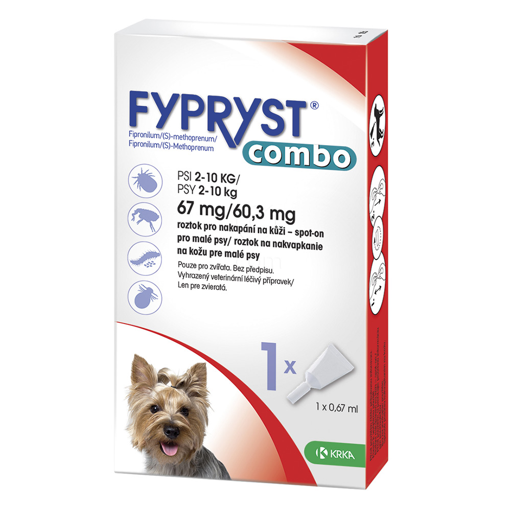 Fypryst Combo Krka, kožni nanos za male pse (2-10 kg) - 1 pipeta