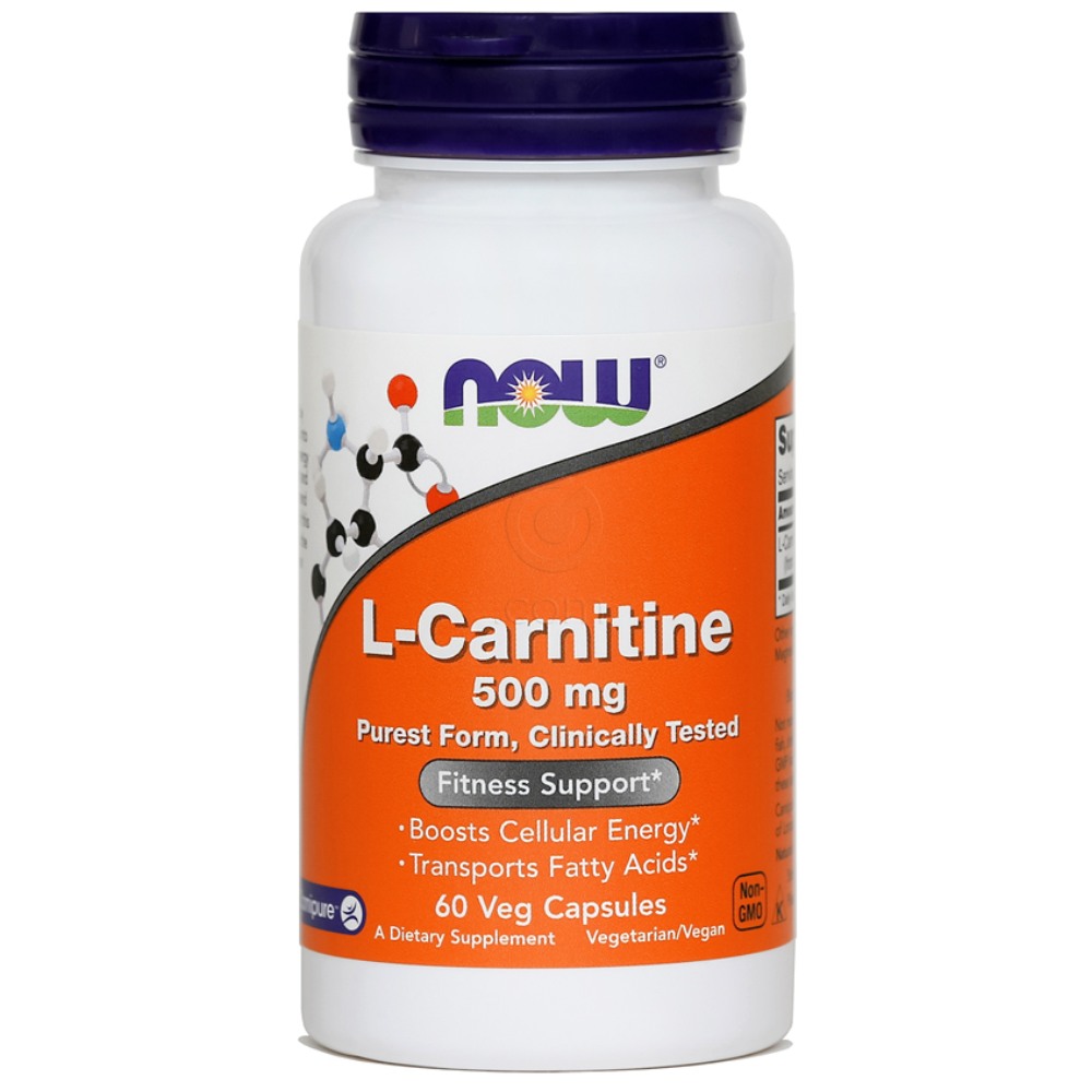 L-karnitin NOW, kapsule (60 kapsul)