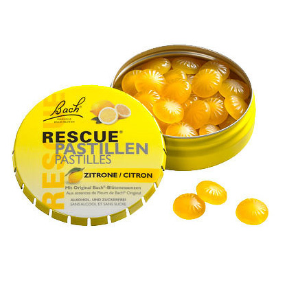 Bach Rescue, pastile limona (24 pastil)