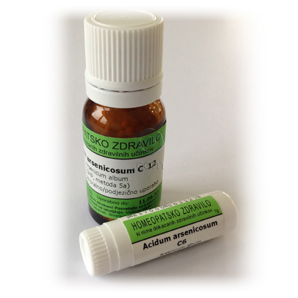 Acidum arsenicosum, kroglice - 10 g (C6)