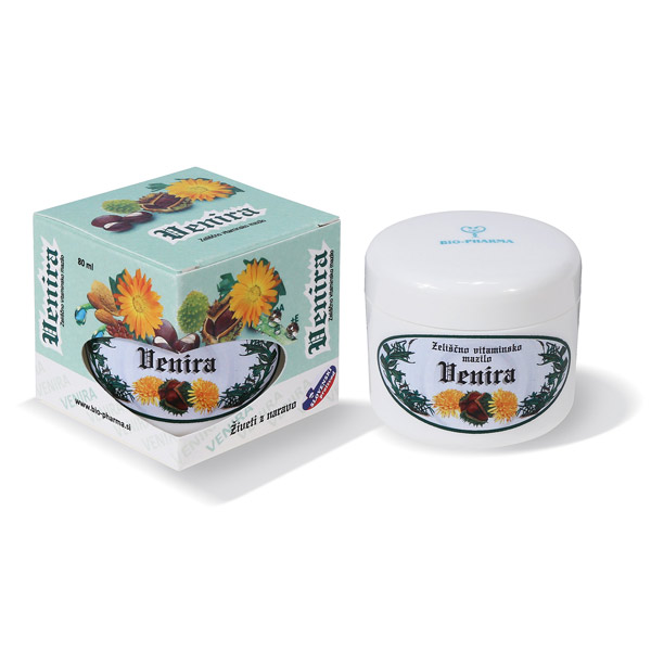 Bio-Pharma Venira, zeliščno vitaminsko mazilo (80 ml)