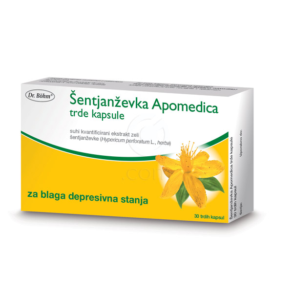 Šentjanževka Apomedica, trde kapsule (30 trdih kapsul)