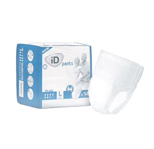 iD Pants Plus Large, mobilne hlačke za inkotinenco (14 hlačk)