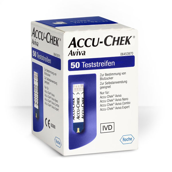 Accu-Chek Aviva, testni lističi (50 testnih lističev)