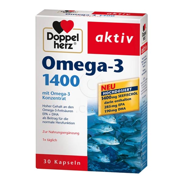 Doppelherz aktiv Omega-3, kapsule (30 kapsul)