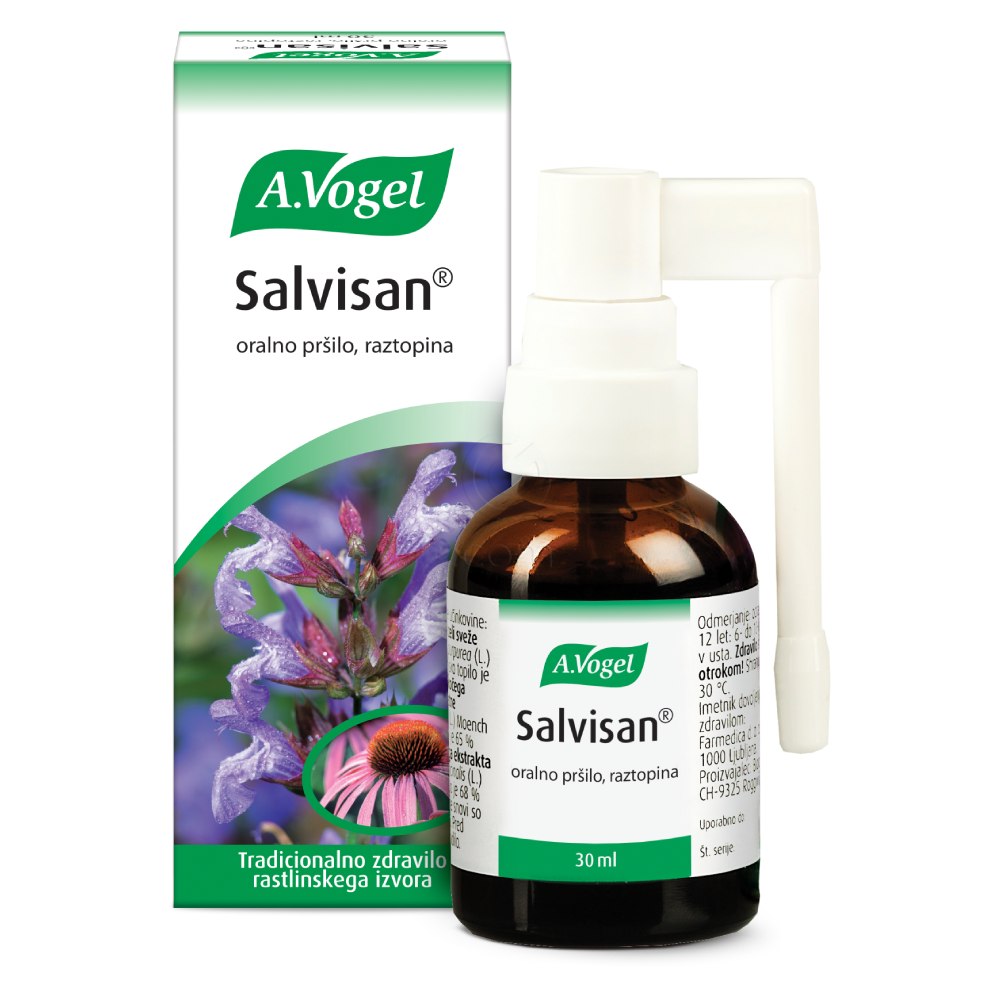 Salvisan oralno pršilo, raztopina (30 ml)