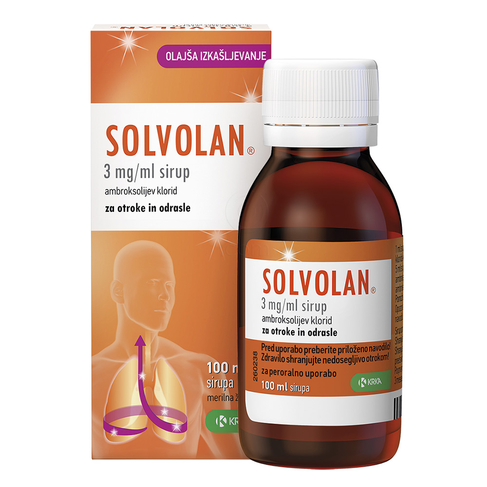 Solvolan 3 mg/ml Krka, sirup (100 ml)