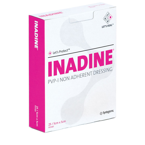 Inadine, vazelinska mrežica 5 x 5 cm (25 mrežic)