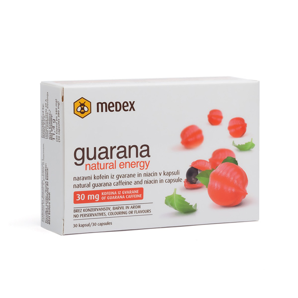 Guarana natural energy Medex, kapsule (30 kapsul)