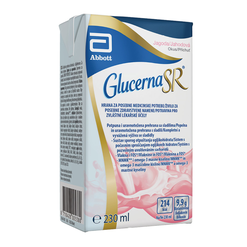 Glucerna SR, okus jagode (220 ml)