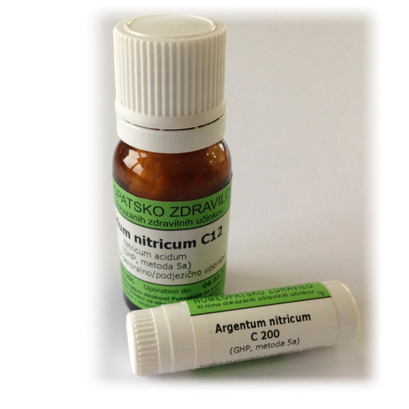 Argentum nitricum, kroglice - 10 g (C6)