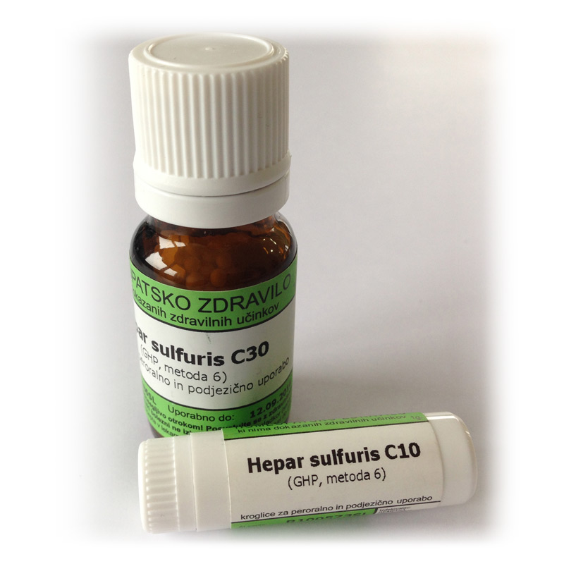Hepar sulfuris, kroglice - 10 g (C10)