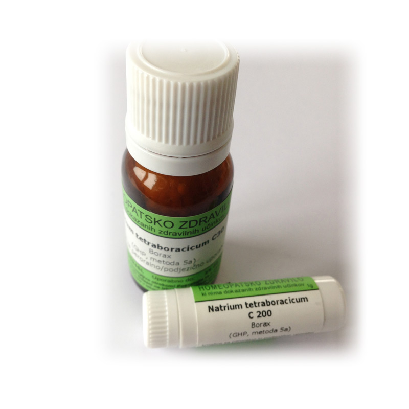 Natrium tetraboracicum, kroglice - 1 g (C12)