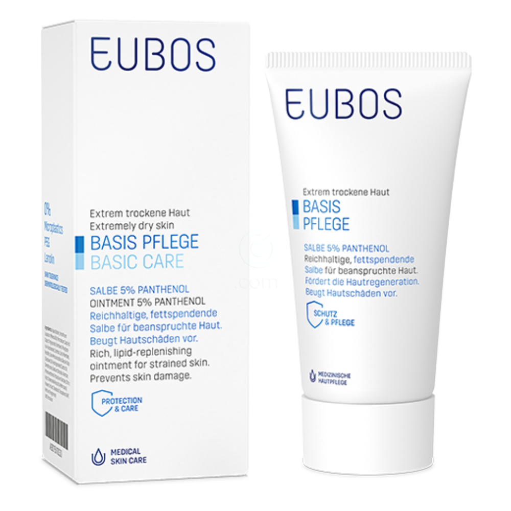 Eubos 5% pantenol, mazilo za zaščito suhe kože (75 ml)