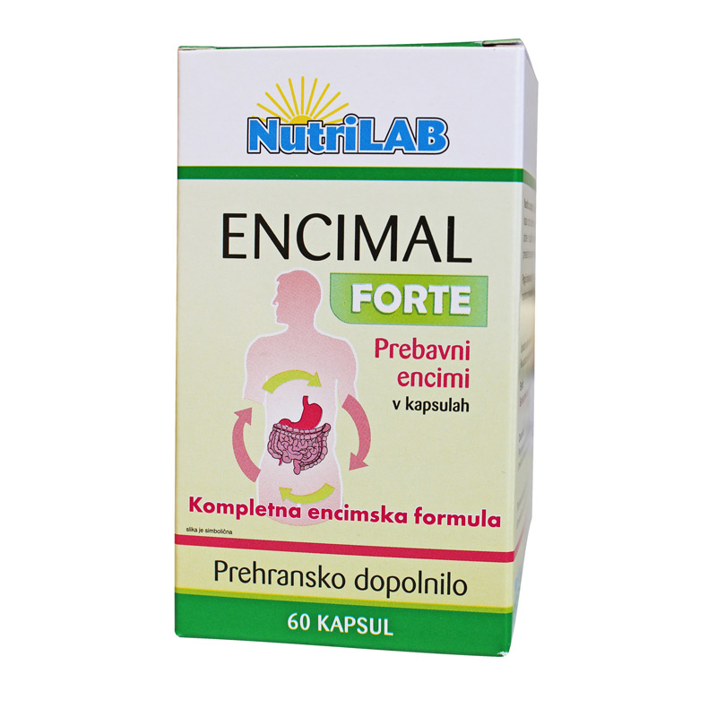 Nutrilab Encimal Forte, kapsule (60 kapsul)