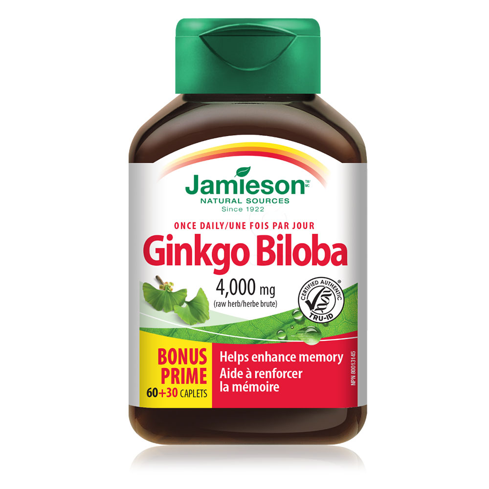 Jamieson Ginkgo Biloba, tablete (90 tablet)