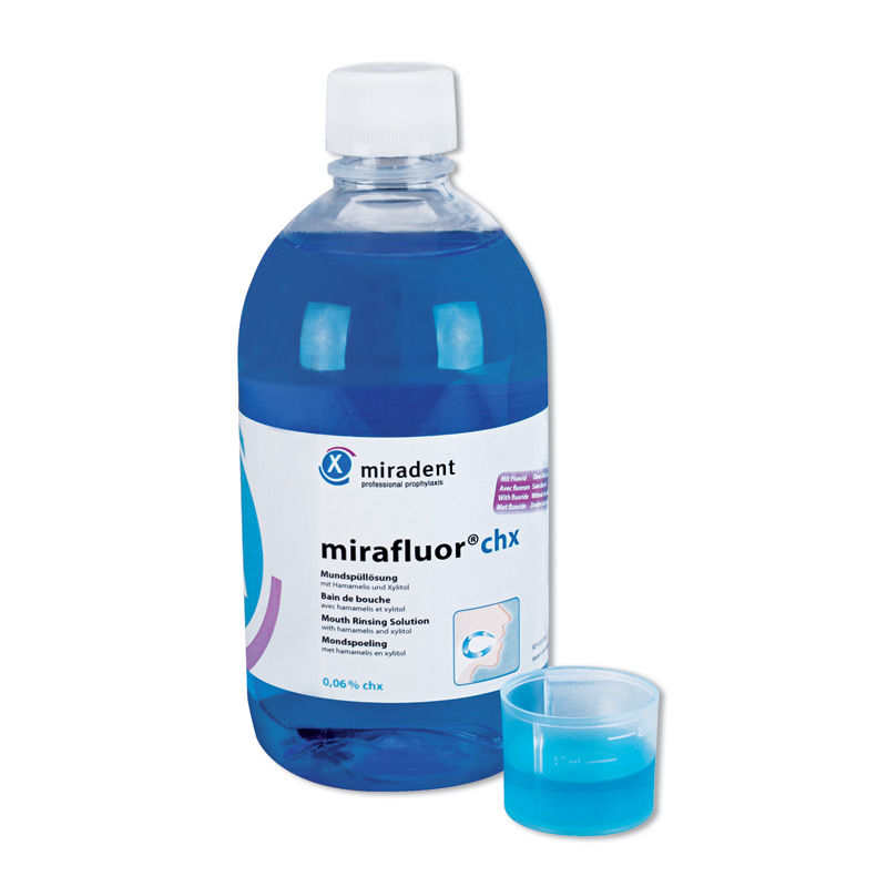 Miradent Mirafluor chx, ustna voda - 500 ml