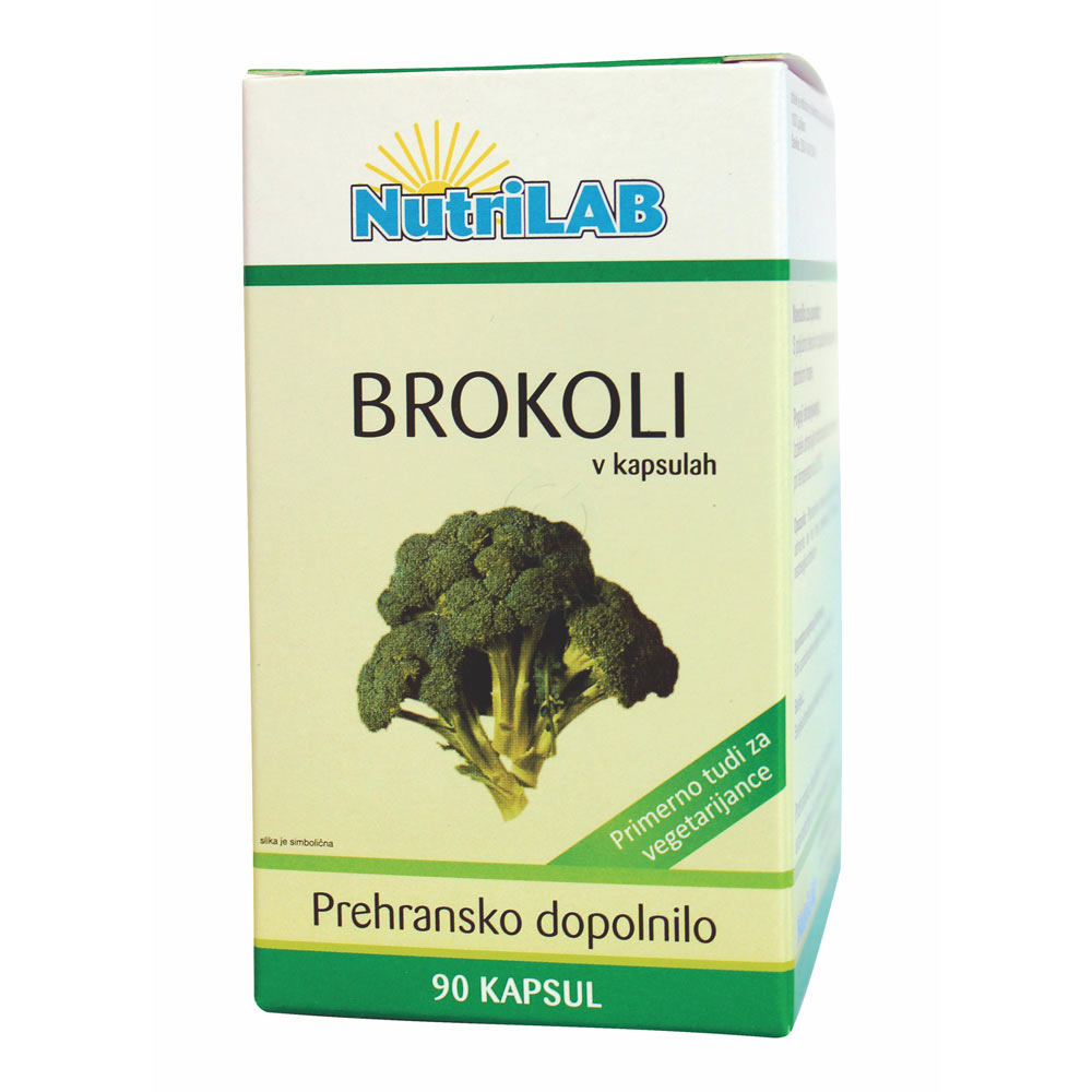 Nutrilab Brokoli, kapsule (90 kapsul)
