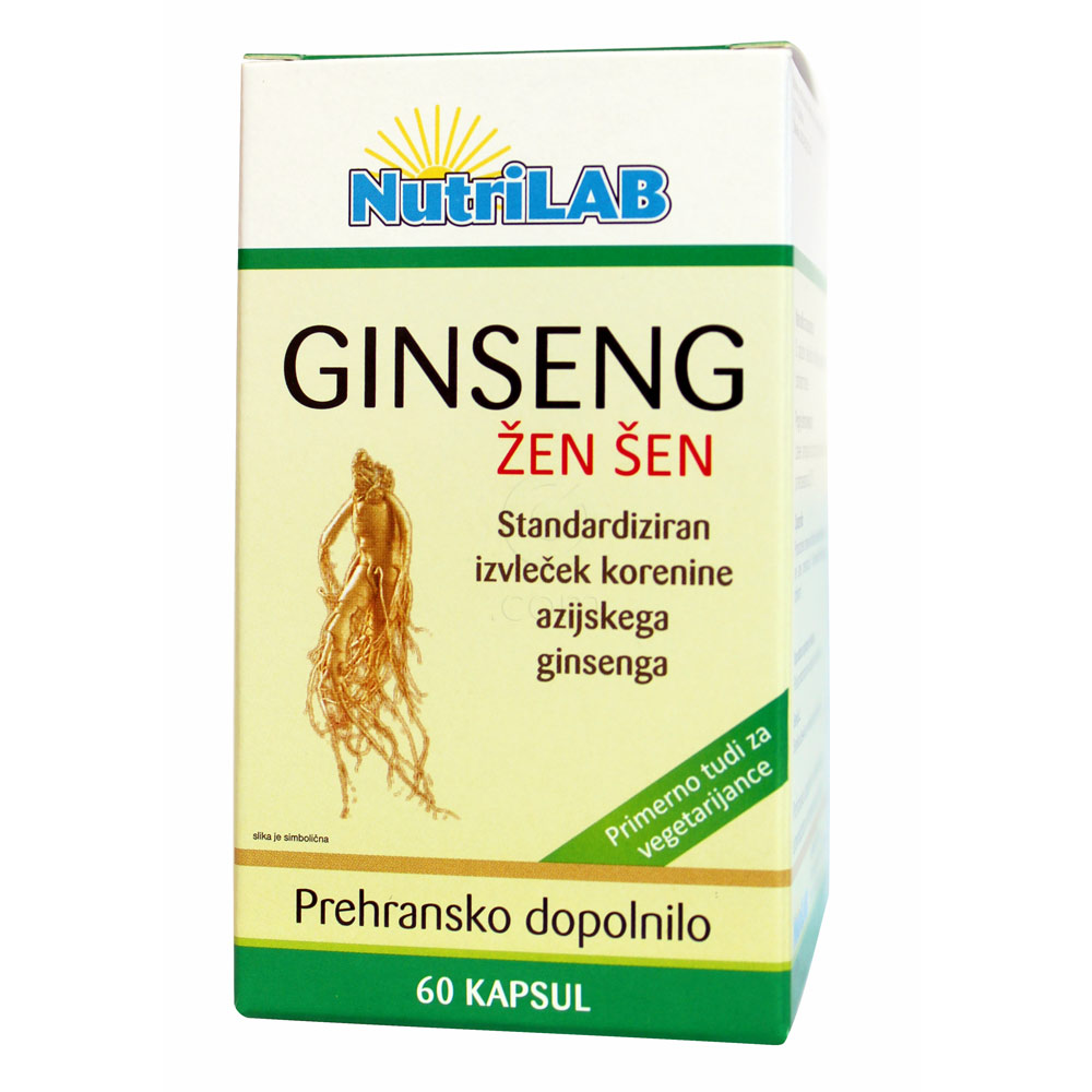 Nutrilab Ginseng, kapsule (60 kapsul)
