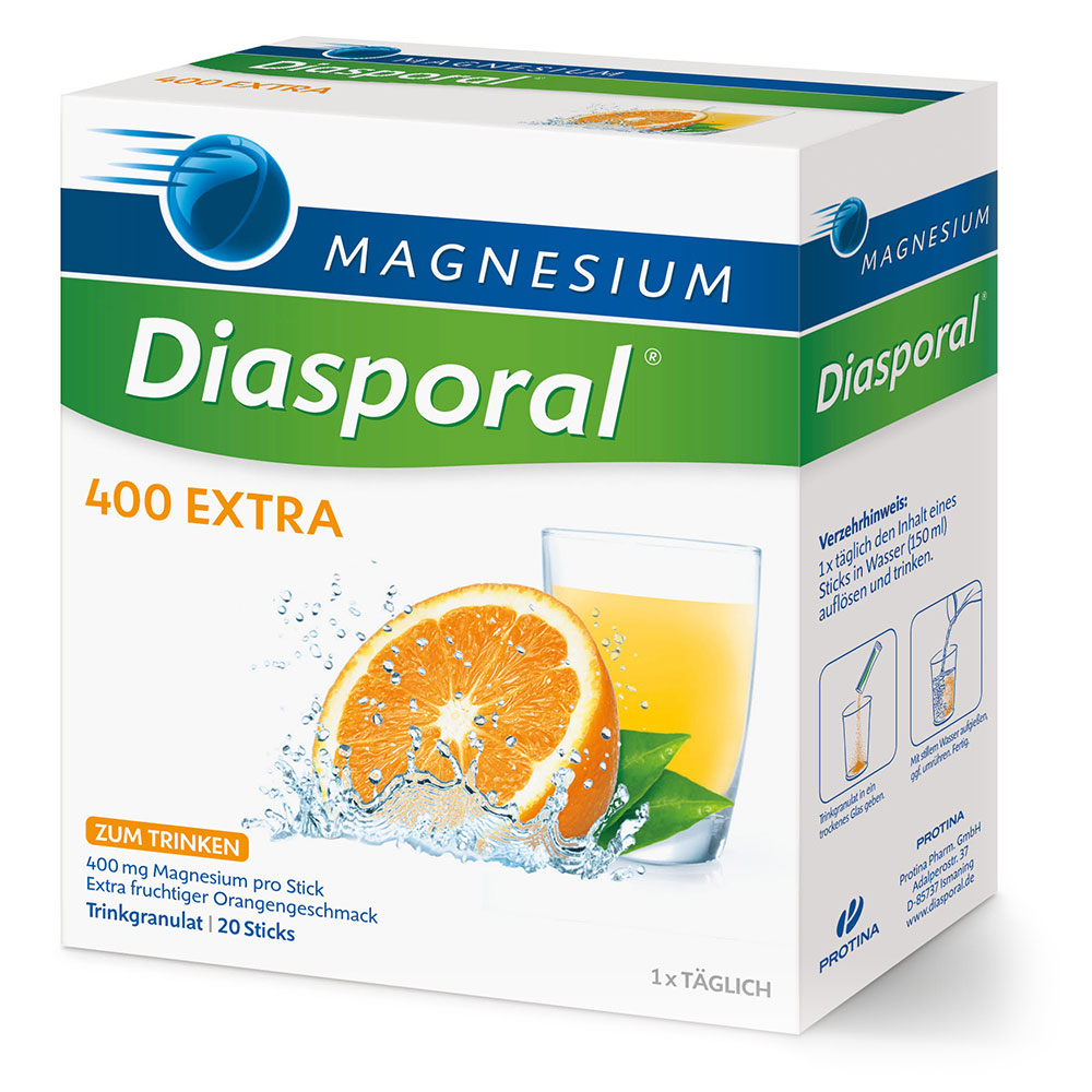 Magnesium-Diasporal 400 Extra, vrečke (20 vrečk)