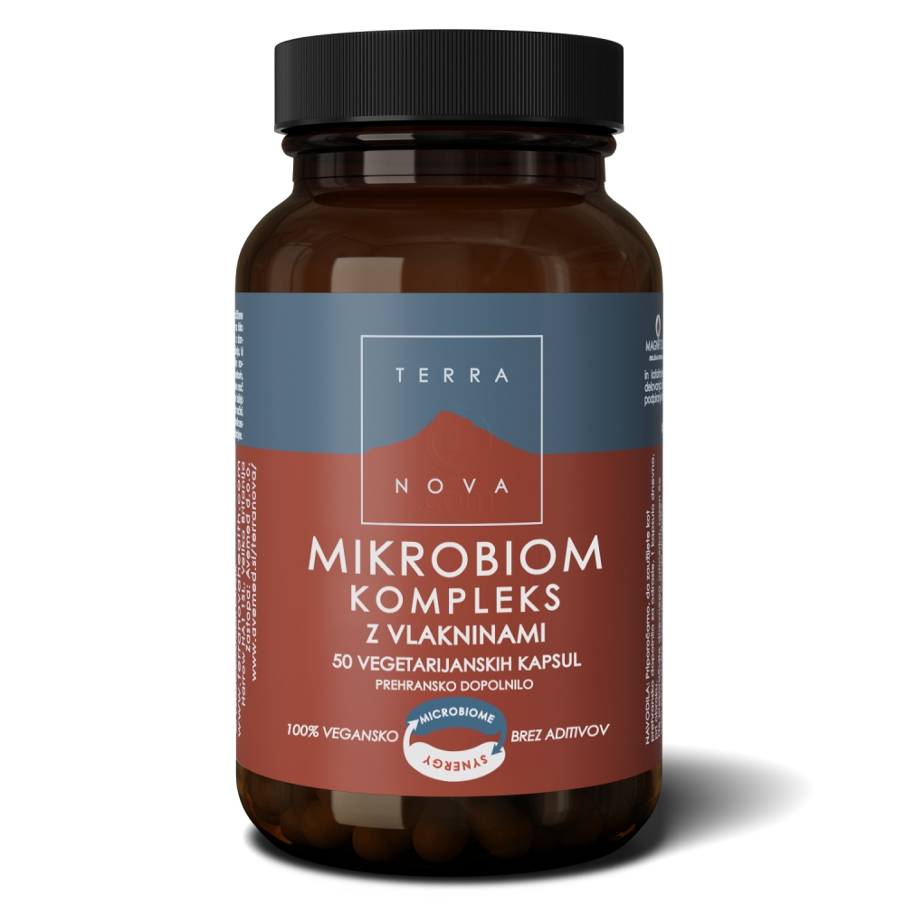Terranova Mikrobiom kompleks z vlakninami, kapsule (50 kapsul)