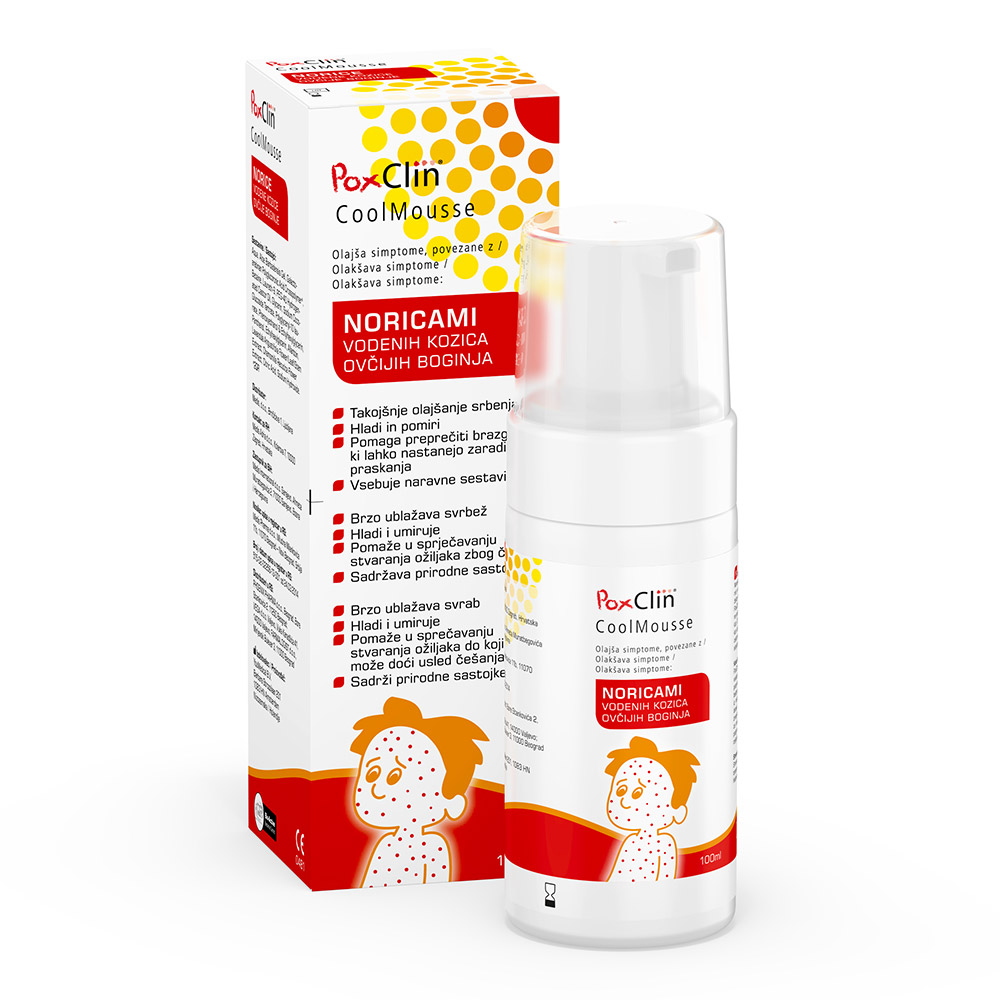 PoxClin, hladilna pena (100 ml)