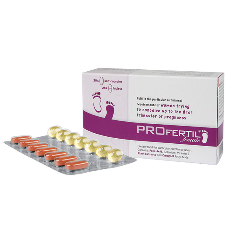 PROfertil Female, kapsule in tablete (28 kapsul in 28 tablet)
