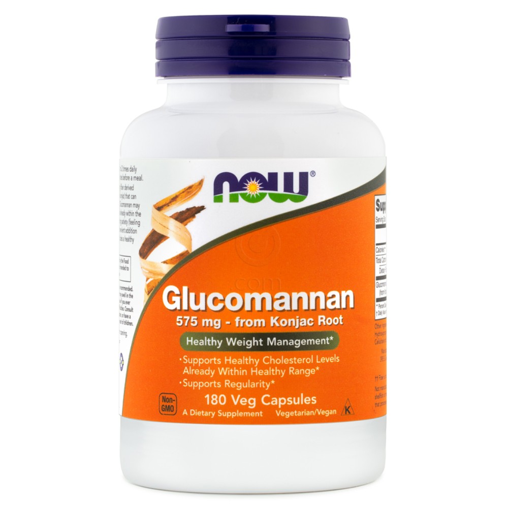 Glukomanan NOW, kapsule (180 kapsul)