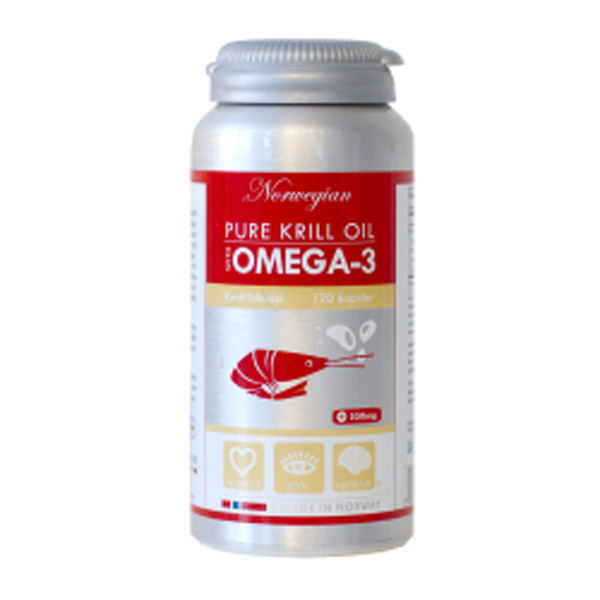 Prečiščeno krilovo olje z omega-3, kapsule (120 kapsul)