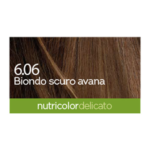 BioKap Nutricolor Delicato 6.06, barva za lase  - temno tobak blond (140 ml)