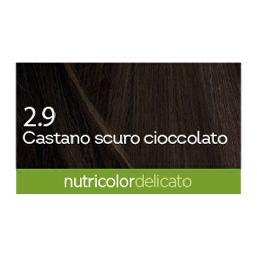 BioKap Nutricolor Delicato 2.9, barva za lase  - temno kostanjevo čokoladna (140 ml)