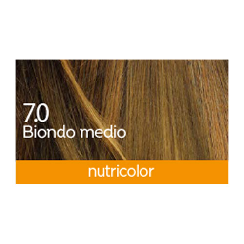 BioKap Nutricolor 7.0, barva za lase  - srednje blond (140 ml)