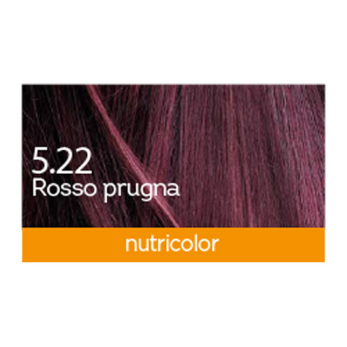 BioKap Nutricolor 5.22, barva za lase  - rdeča sliva (140 ml)