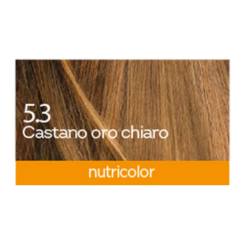 BioKap Nutricolor 5.3, barva za lase  - svetlo zlato kostanjeva (140 ml)