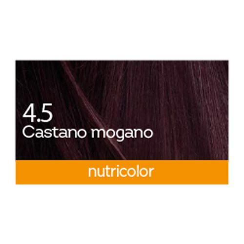 BioKap Nutricolor 4.5, barva za lase  - mahagonij kostanjeva (140 ml)