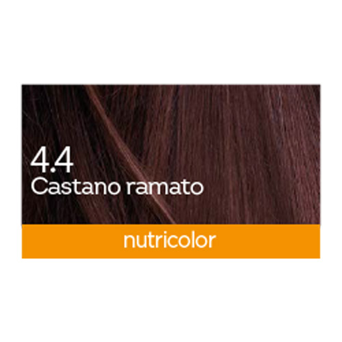 BioKap Nutricolor 4.4, barva za lase  - bakreno kostanjeva (140 ml)