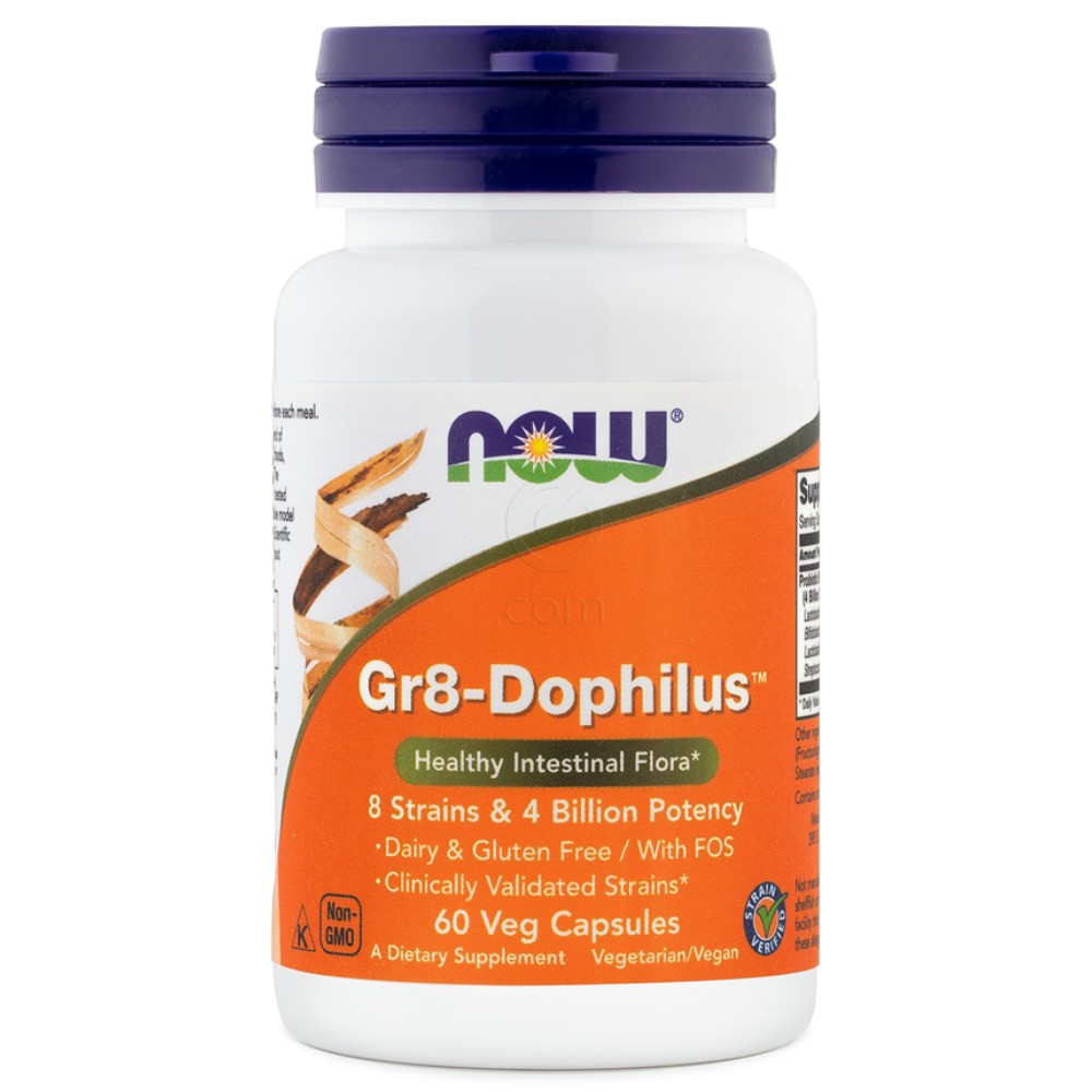 Gr8-Dophilus NOW, kapsule (60 kapsul)
