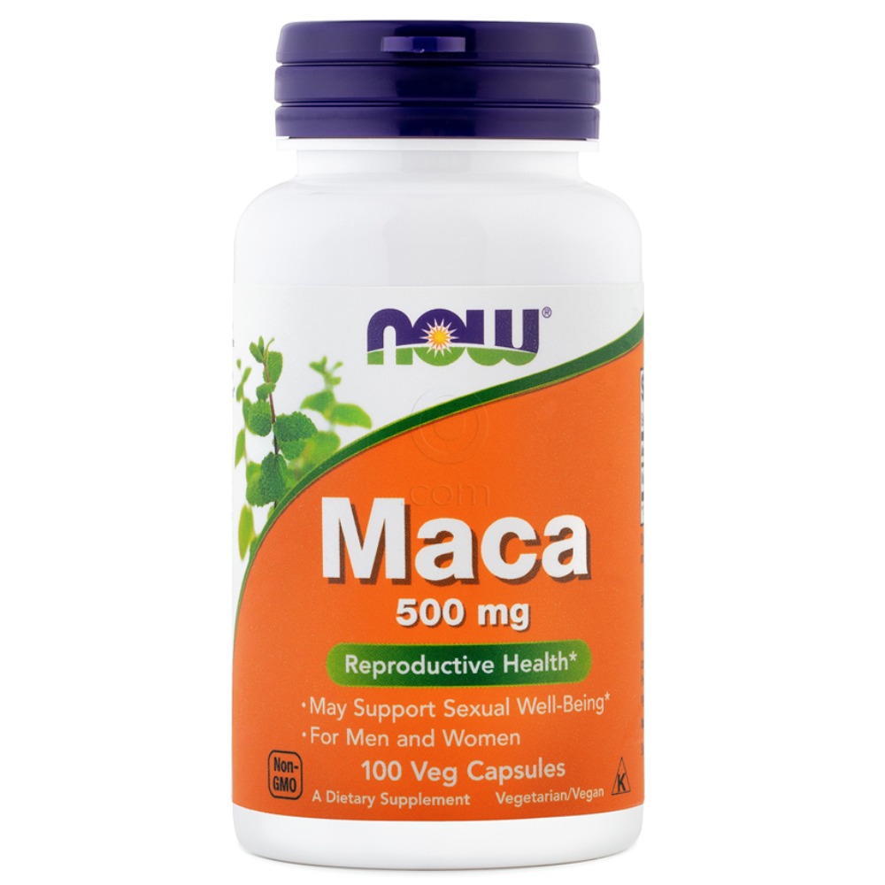Maca 500 mg NOW, kapsule (100 kapsul)