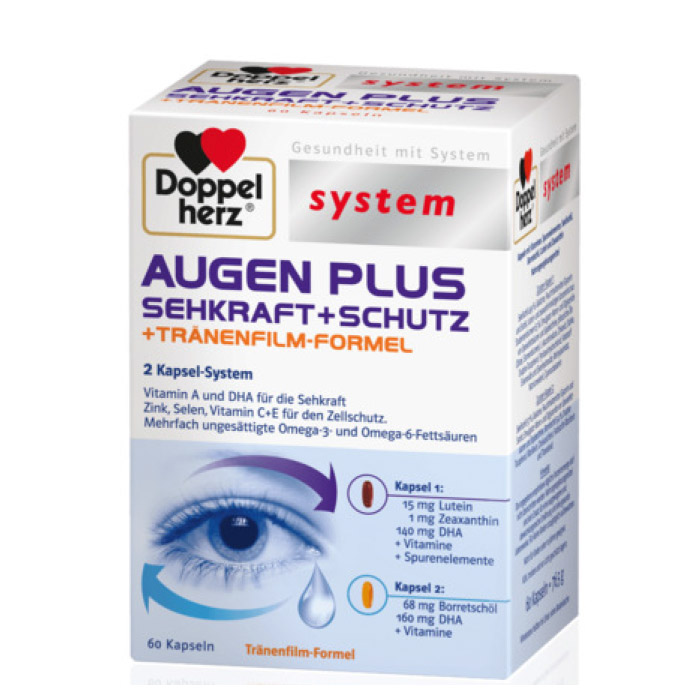 Doppelherz System Augen Plus, kapsule (60 kapsul)