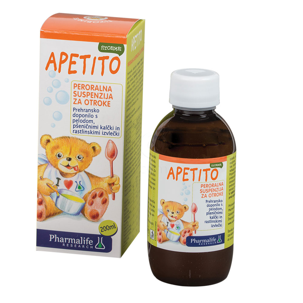 Fitobimbi Apetito, peroralna suspenzija (200 ml)
